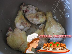 жареная курица в мультиварке
